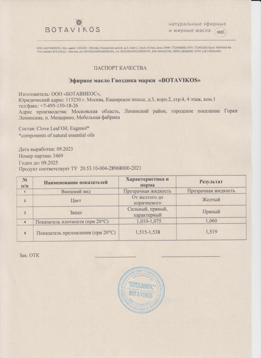 Паспорт №092023